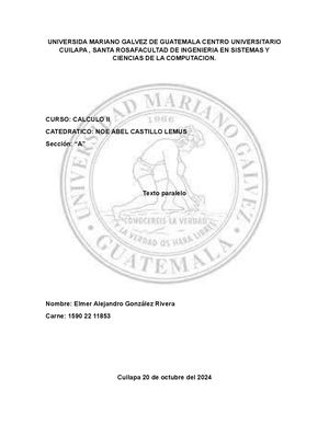 Texto Paralelo Calculo II