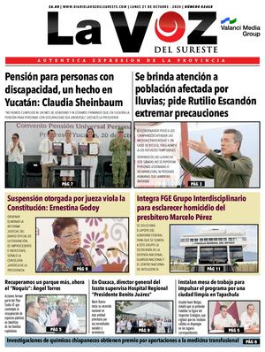 La Voz del Sureste 20 10 2024