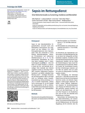 10 Sepsis Im Rettungsdienst