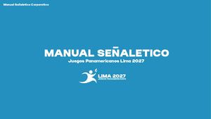 Manual Señaletico Juegos Panamericanos 2027