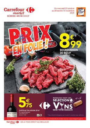 PROSPECTUS CARREFOUR MARKET REMIRE MONTJOLY OCTOBRE 2024