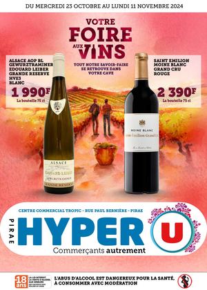 Hyper U Pirae Foire aux Vins 2024