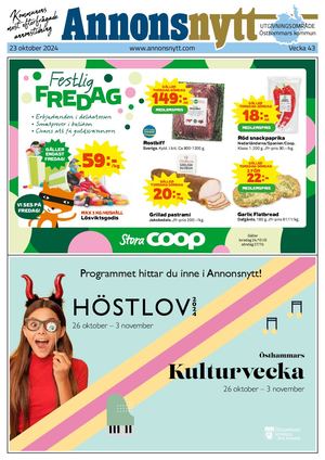 Annonsnytt V43 2024