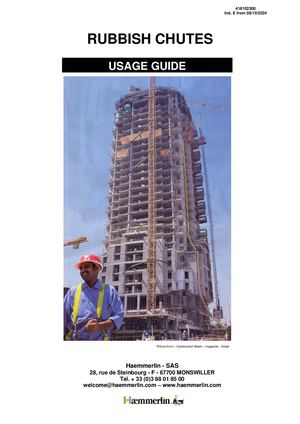 RUBBISH CHUTES USAGE GUIDE HAEMMERLIN