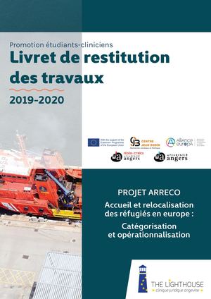 Livret des travaux Asile, Migrations et Environnement (2019-2020), version livre