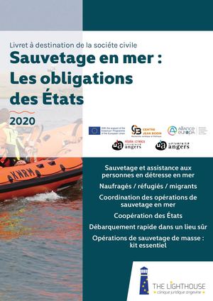 Livret Sauvetage En Mer : Obligations Générales Des États, version livre