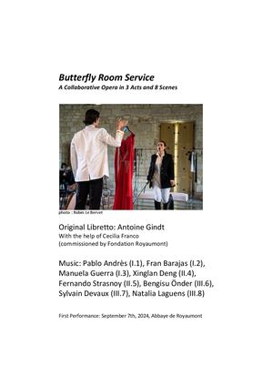 Butterfly Room Service - Livret