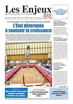 LES ENJEUX ECO N°493