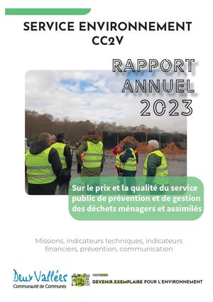 Environnement - rapport annuel 2023