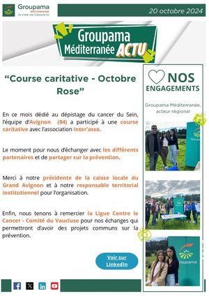 Actu Course Caritative Octobre Rose 21102024