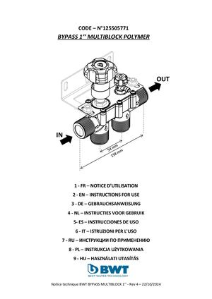 Notice Demat Bwt Bypass Multiblock 1'' Rev 22102024
