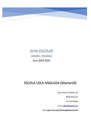 Guia Curs 24 25( Primària I Infantil)