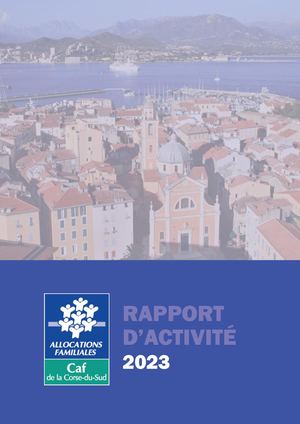 Rapport activité 2023 - Caf Corse-du-Sud
