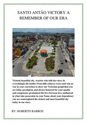 Santo Antao Victory A Remember