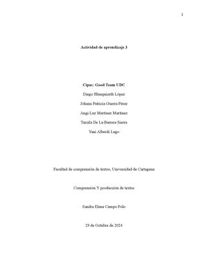 Actividad 3 De Comprensión De Textos