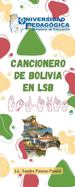 CANCIONERO BOLIVIANO EN LSB