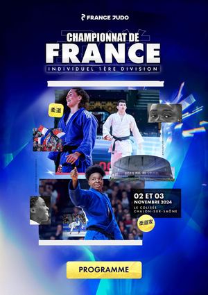 Programme Championnat de France Senior de Judo 2024