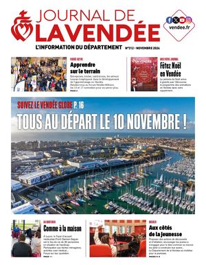 JOURNAL DE LA VENDÉE N°312 - NOVEMBRE 2024