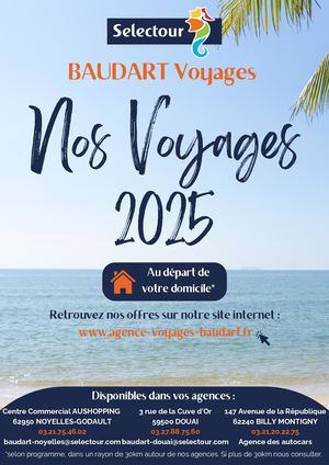 Voyages Au Départ De Votre Domicile 2025