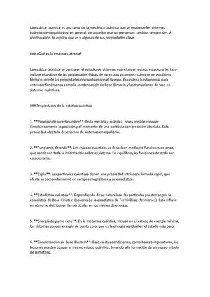 Estática Cuántica Propiedades 06 Virginia Bazan Peralta