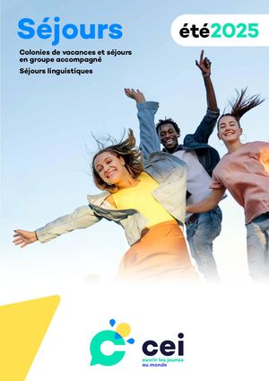 Cei Avant Programme Eté 2025