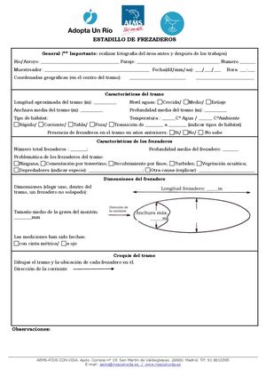 Estadillo DE Frezaderos