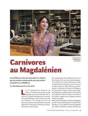 Carnivores au Magdalénien