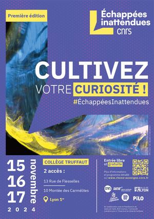 Programme 2024 Les Échappées inattendues x Collège Graphique, un festival entre sciences et BD