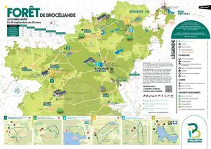 Carte Foret Brocéliande Automne Hiver 24 25