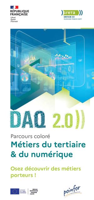 DAQ 2.0 Parcours Coloré Tertiaire & Numérique Migennes