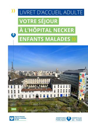 Livret d'accueil adultes