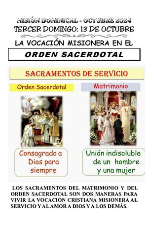 2024 Misión Dominical 03 / SACRAMENTO DEL ORDEN SACERDOTAL