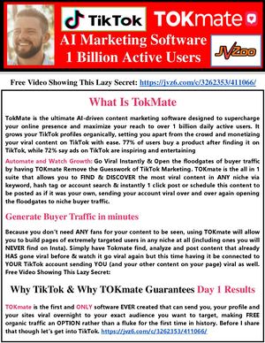 Tok Mate 1 Billion Daily Users Ai Driven Marketing Software