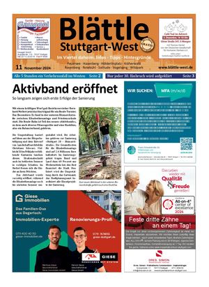 Blättle Stuttgart-West 11/2024