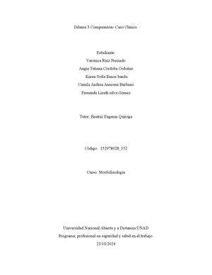 Dilema 3 Comprensión