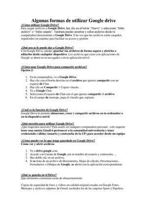 Google Drive Infografía