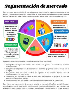 Segmentación De Mercado