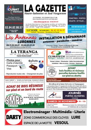 La Gazette Haute-Saonoise et Sud Vosgienne N°180