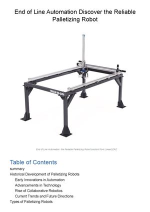 End Of Line Automation Discover The Reliable Palletizing Robot