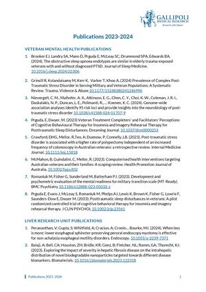 GMR Publications 2023 - 2024