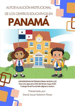 Autoevaluación Institucional de los Centros Educativos en Panamá