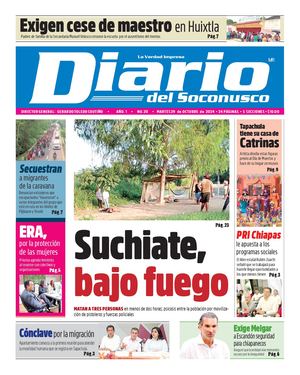 Diario Del Soconusco 29 10 2024