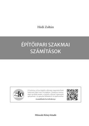 MK-5629 Építőipari szakmai számítások