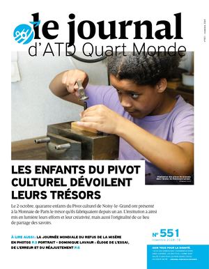 Le Journal d'ATD Quart Monde de novembre 2024