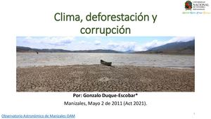Clima, deforestación y corrupción