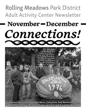 November-December 24 Adult Activity Center Newsletter