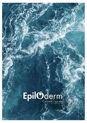 Epiloderm Cosmetics Brochure