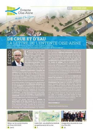 Lettre d'info Crue et d'Eau n°11 - Octobre 2024