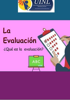 LA Evaluación