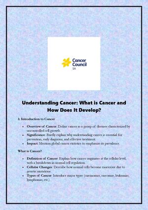 What Is Cancer